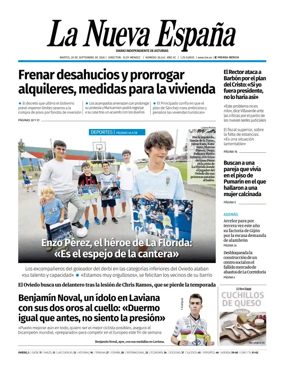 Cover of La Nueva Espana (Oviedo)