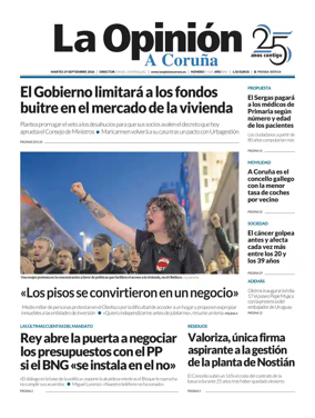 Cover of La Opinion de A Coruna