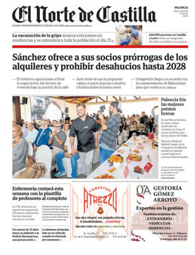 Cover of Norte de Castilla (Palencia)