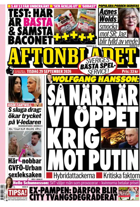 Cover of Aftonbladet