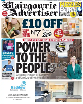 Cover of Blairgowrie Advertiser