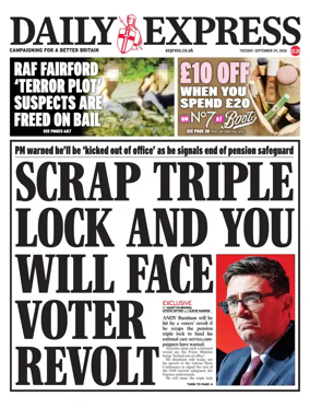 Cover of Daily Express