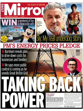 Cover of Daily Mirror