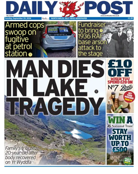 Cover of Daily Post (North Wales)