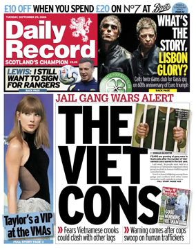 Cover of Daily Record