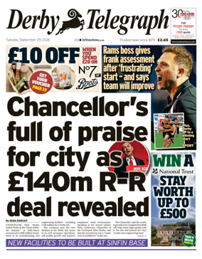 Cover of Derby Telegraph