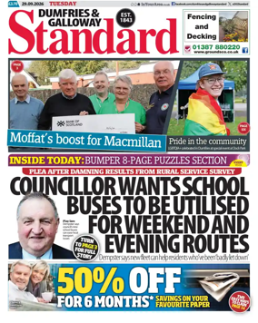 Cover of Dumfries & Galloway Standard
