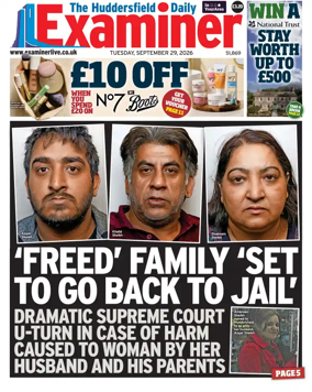 Cover of Huddersfield Daily Examiner