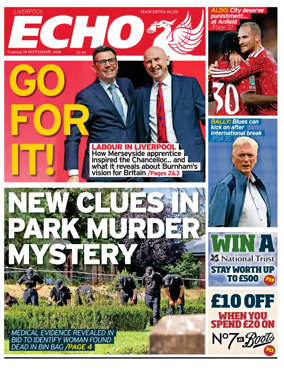 Cover of Liverpool Echo