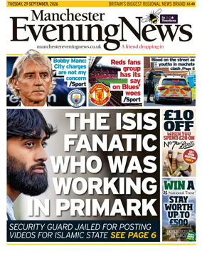 Cover of Manchester Evening News