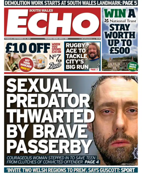 Cover of South Wales Echo