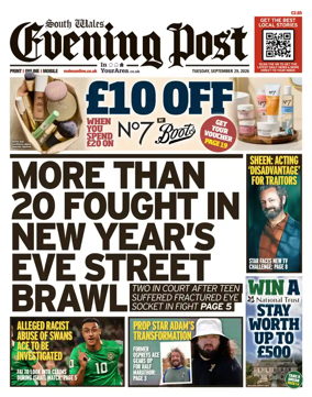 Cover of South Wales Evening Post