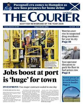 Cover of The Courier & Advertiser (Angus and Dundee)