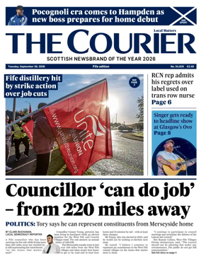Cover of The Courier & Advertiser (Fife Edition)
