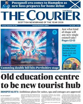 Cover of The Courier & Advertiser (Perth and Perthshire Edition)