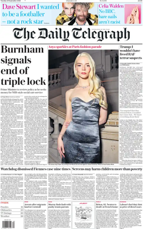 Cover of The Daily Telegraph