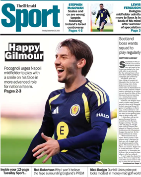 Cover of Herald Sport