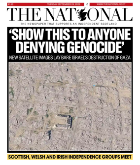 Cover of The National (Scotland)