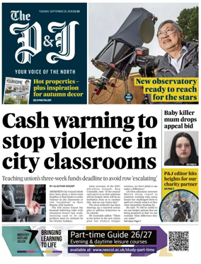 Cover of The Press and Journal (Aberdeen and Aberdeenshire)