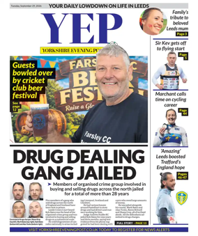 Cover of Yorkshire Evening Post