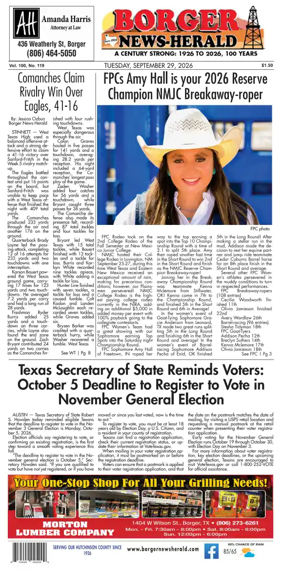 Cover of Borger News-Herald