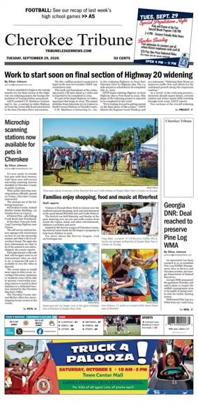 Cover of Cherokee Tribune