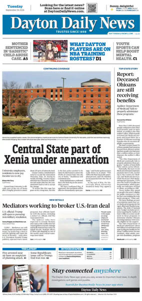Cover of Dayton Daily News