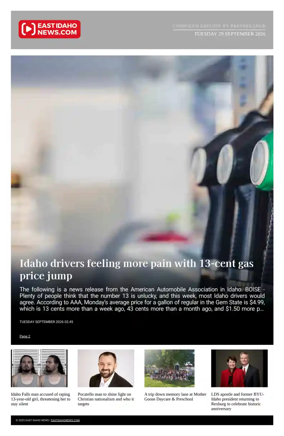 Cover of East Idaho News