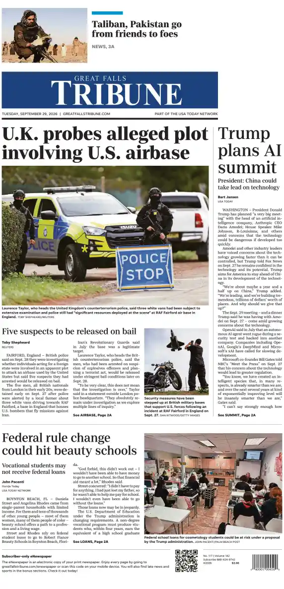 Cover of Great Falls Tribune