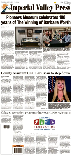 Cover of Imperial Valley Press