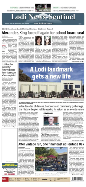 Cover of Lodi News-Sentinel