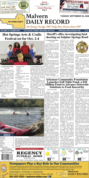 Cover of Malvern Daily Record