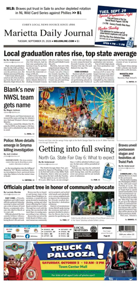 Cover of Marietta Daily Journal