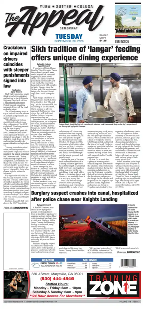Cover of Marysville Appeal-Democrat