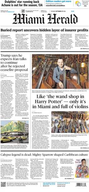 Cover of Miami Herald