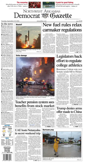 Cover of Northwest Arkansas Democrat-Gazette