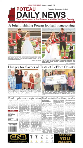 Cover of Poteau Daily News