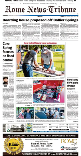 Cover of Rome News-Tribune