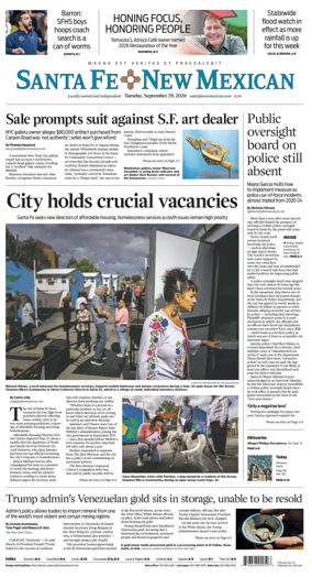 Cover of Santa Fe New Mexican
