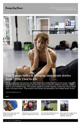 Cover of Tampa Bay Times TFP