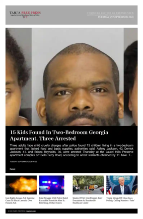 Cover of Tampa Free Press