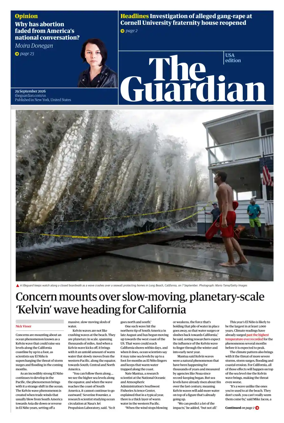 Cover of The Guardian (USA)