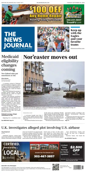 Cover of The News Journal