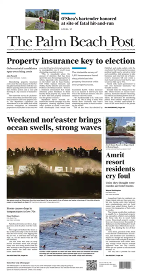 Cover of The Palm Beach Post