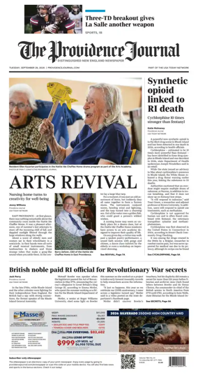 Cover of The Providence Journal