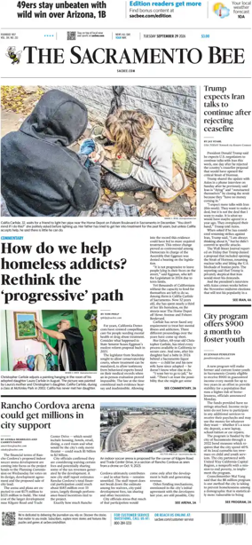 Cover of The Sacramento Bee