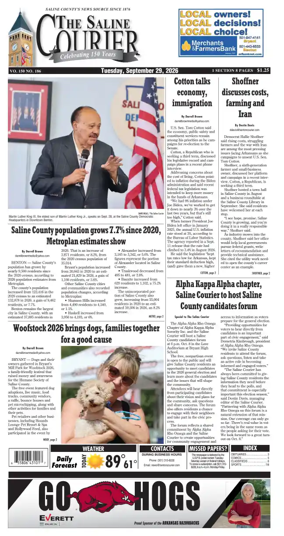 Cover of The Saline Courier