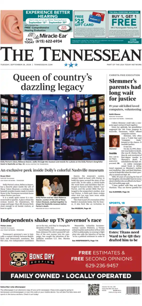 Cover of The Tennessean