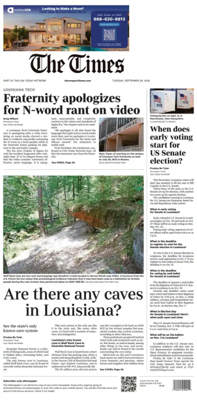 Cover of The Times (Shreveport)