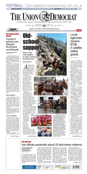 Cover of The Union Democrat